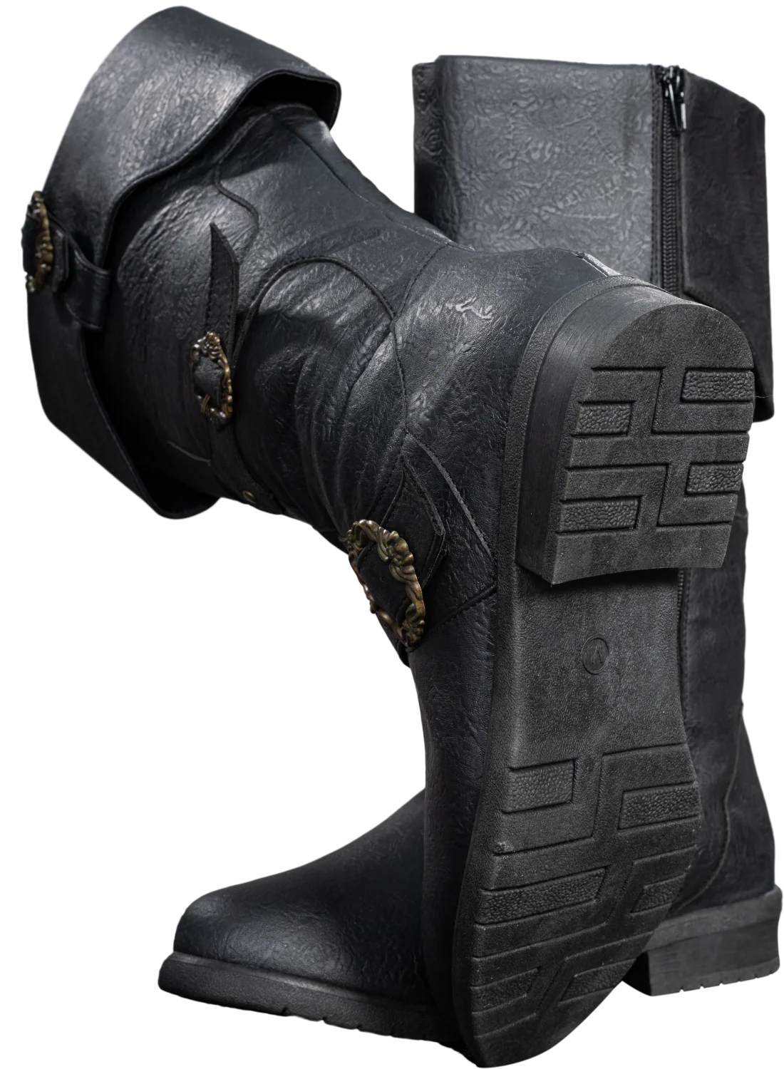 Caribbean Pirate Halloween Cosplay Unisex Costume Boots - Image 4