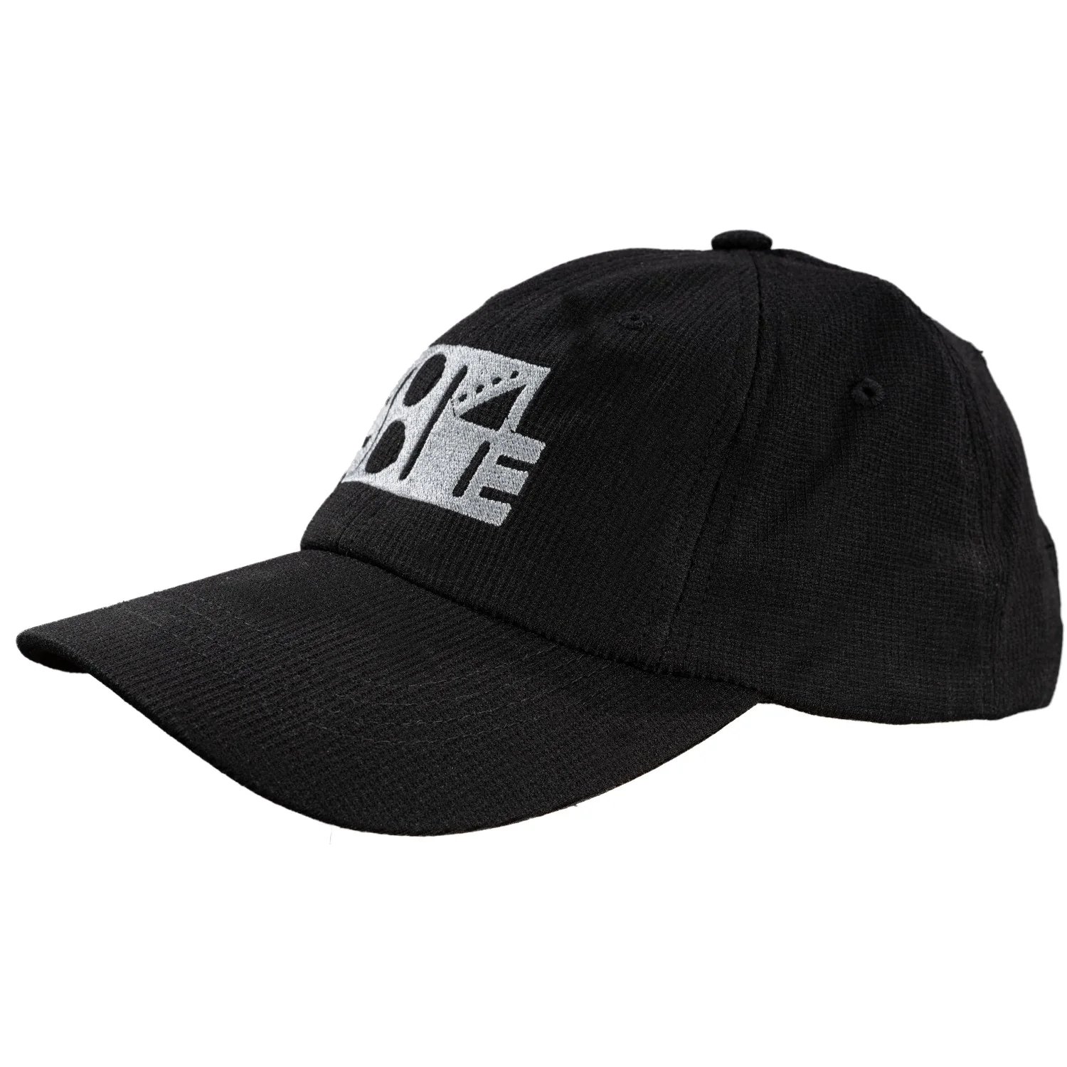 Retro 1980s Black Embroidered Snapback Adjustable Hat - Image 2