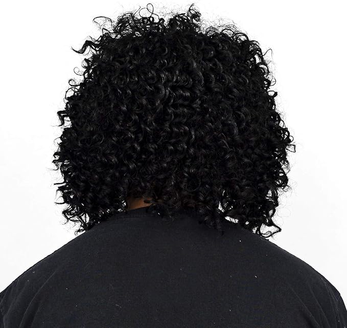 1980s Superfreak Jheri Curl Afro Slash GNR Halloween Cosplay Costume Wig - Image 2