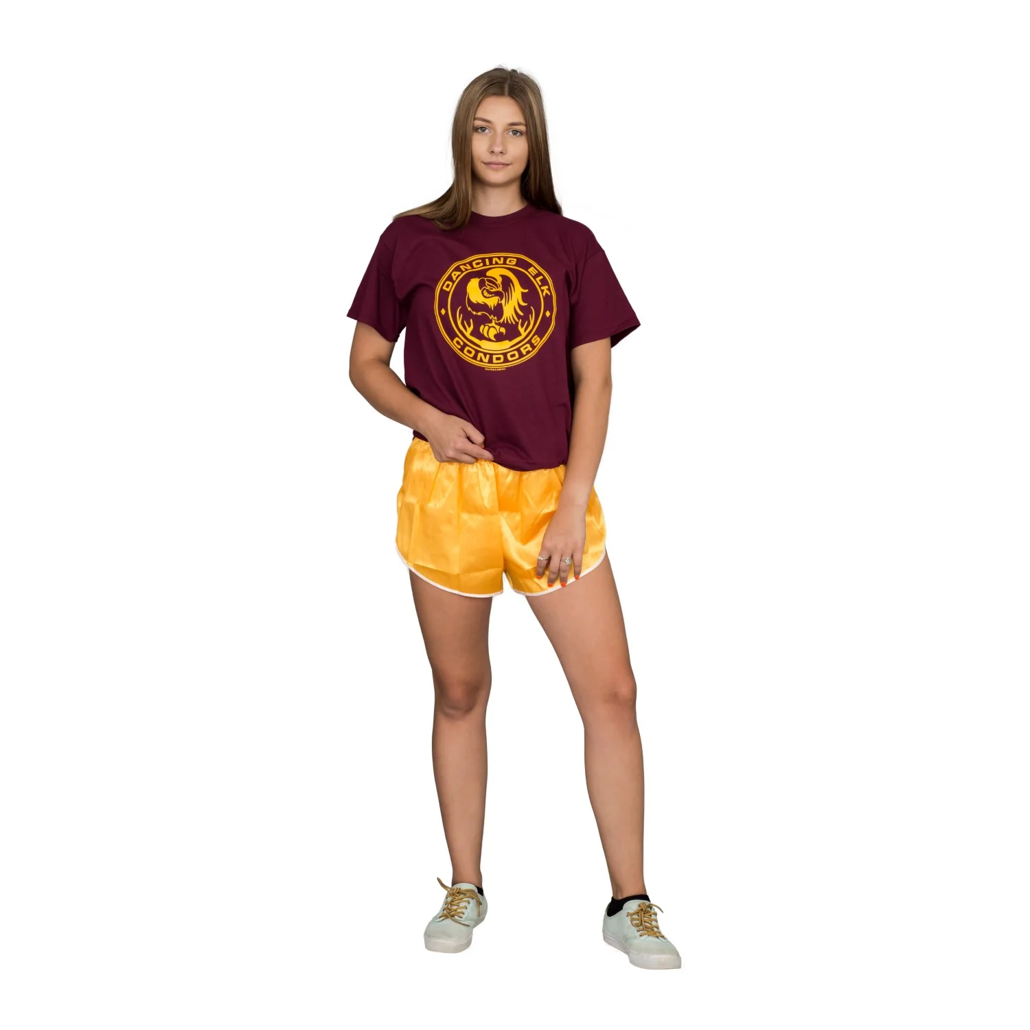 Dancing Elk Condors Halloween Costume T-Shirt Tee with Striped Sleeves Cosplay - Image 6
