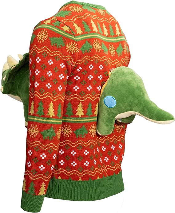 3D Dinosaur Triceritops Detacheable Stuffed Animal Funny Knitted - Image 6