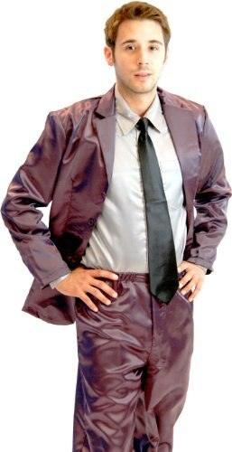 4 Piece Silk Men's Halloween Cosplay Costume Pajama Suit - Image 5