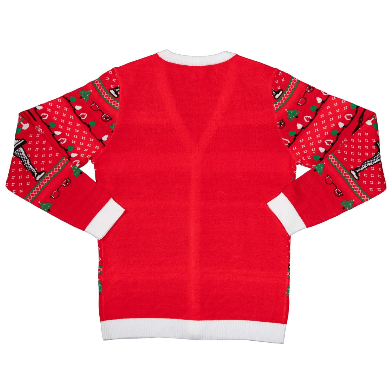 A Christmas Story Leg Lamp Button Up Cardigan Ugly Holiday Sweater - Image 8