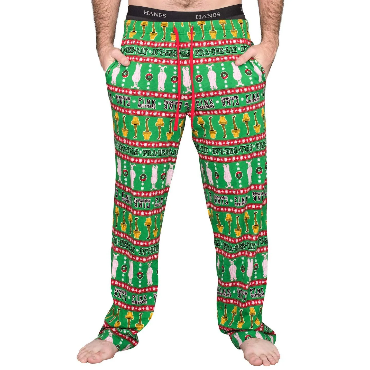 A Christmas Story Major Award Leg Lamp Green Pants - Image 2