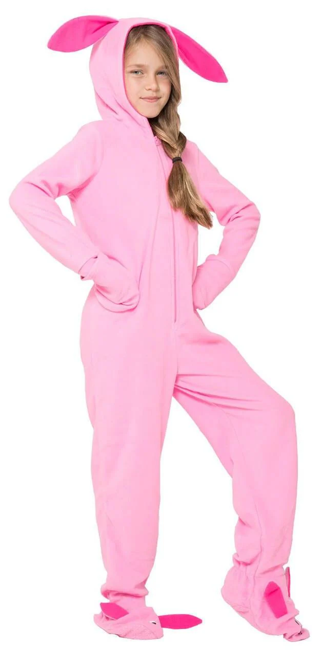 A Christmas Story Pink Bunny Children Pajamas Suit - Image 2