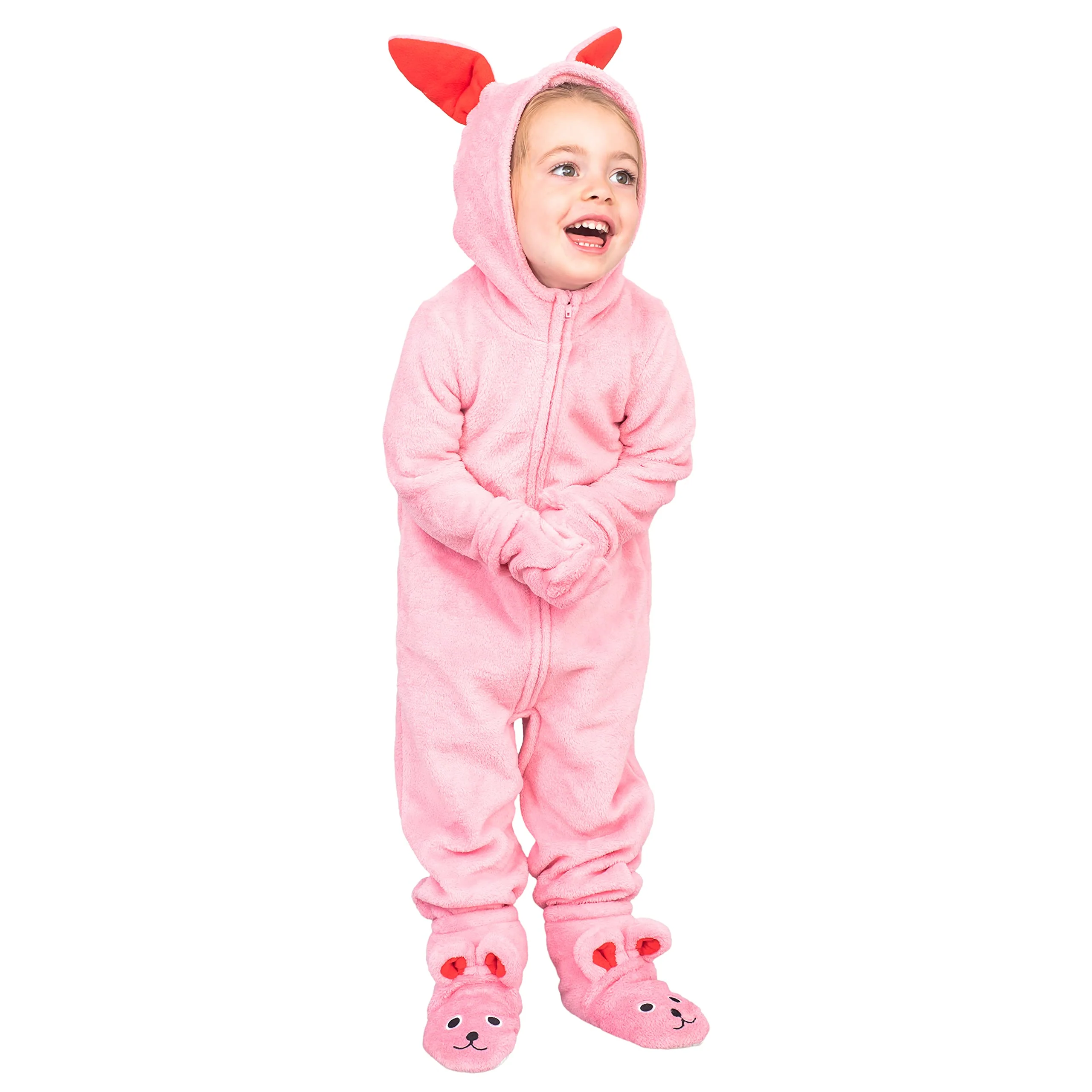 A Christmas Story Pink Bunny Pajamas Christmas Jumpsuit Halloween Costume - Image 4