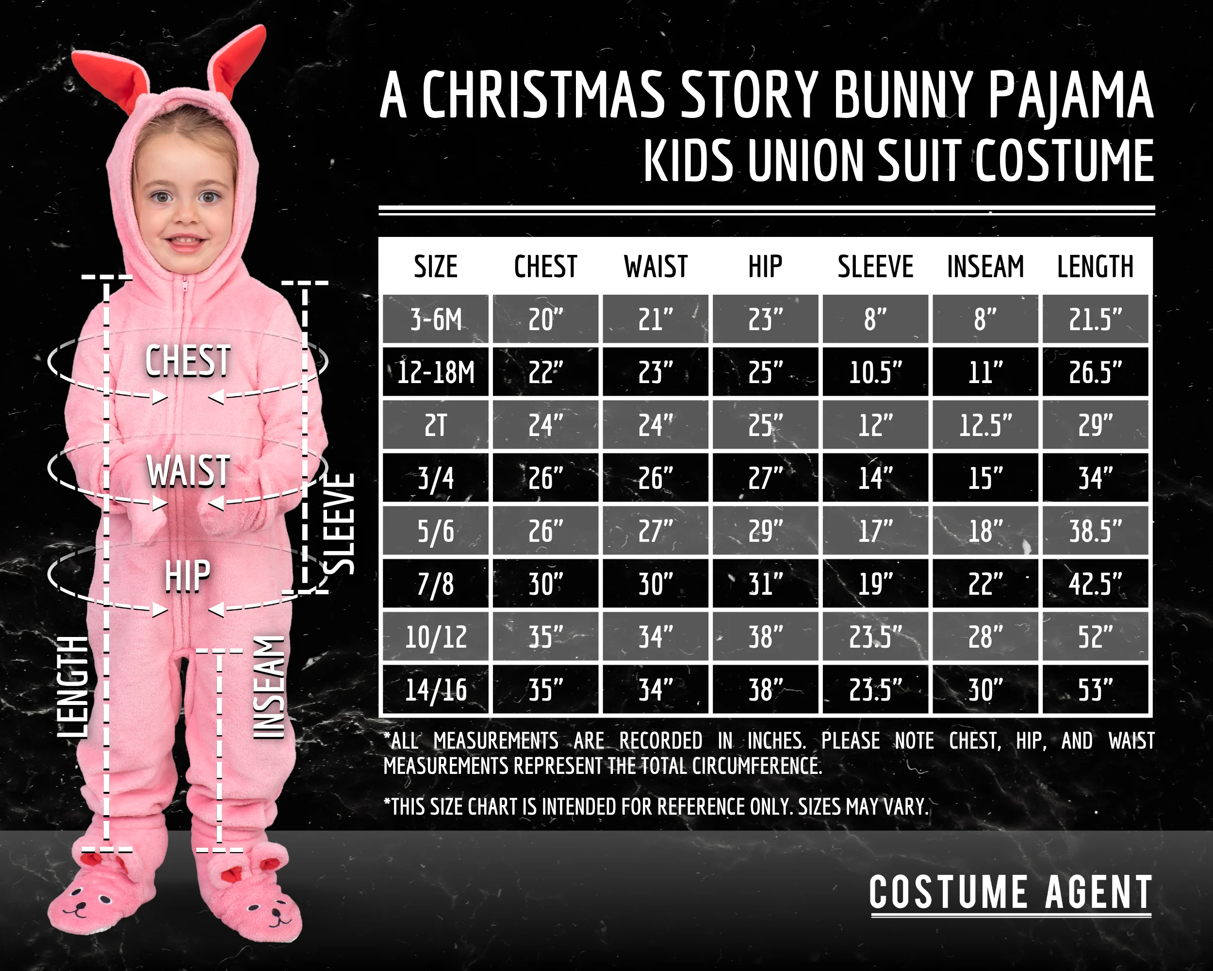 A Christmas Story Pink Bunny Pajamas Christmas Jumpsuit Halloween Costume - Image 7