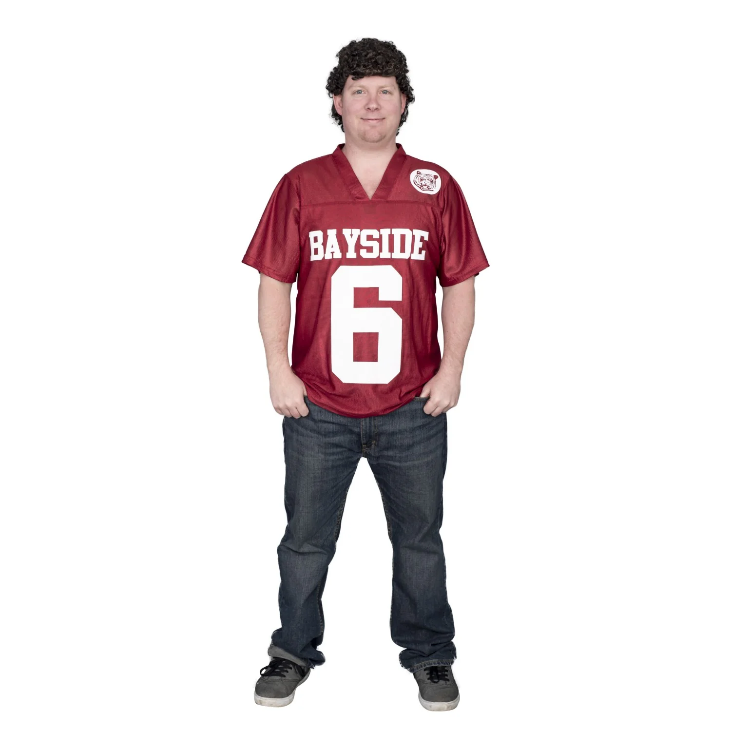AC Slater #6 Bayside Tigers Costume Football Jersey - Image 9