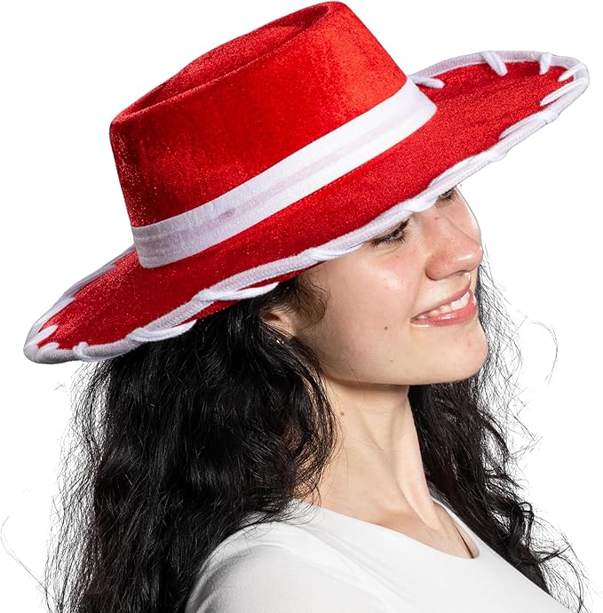Adult Cowgirl Animated Movie Halloween Cosplay Costume Hat - Image 3