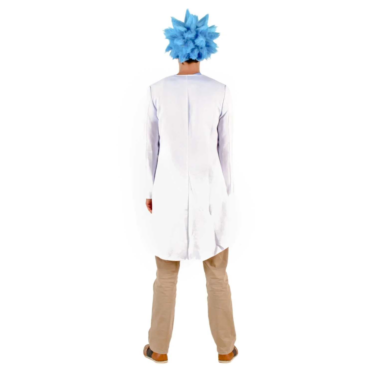 Adult Deluxe Ricky Sanchez Blue Wig and Eyebrow Halloween Costume Cosplay Accessory - Image 5