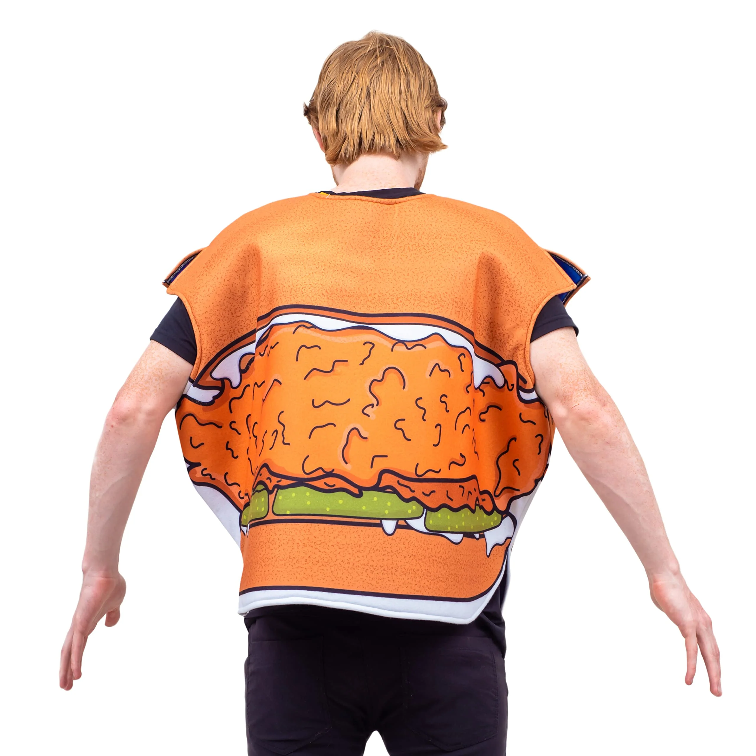 Adult Food 3D Sandwich Spicy Chicken Pizza Taco Burger Halloween Costume Cosplay - Image 2