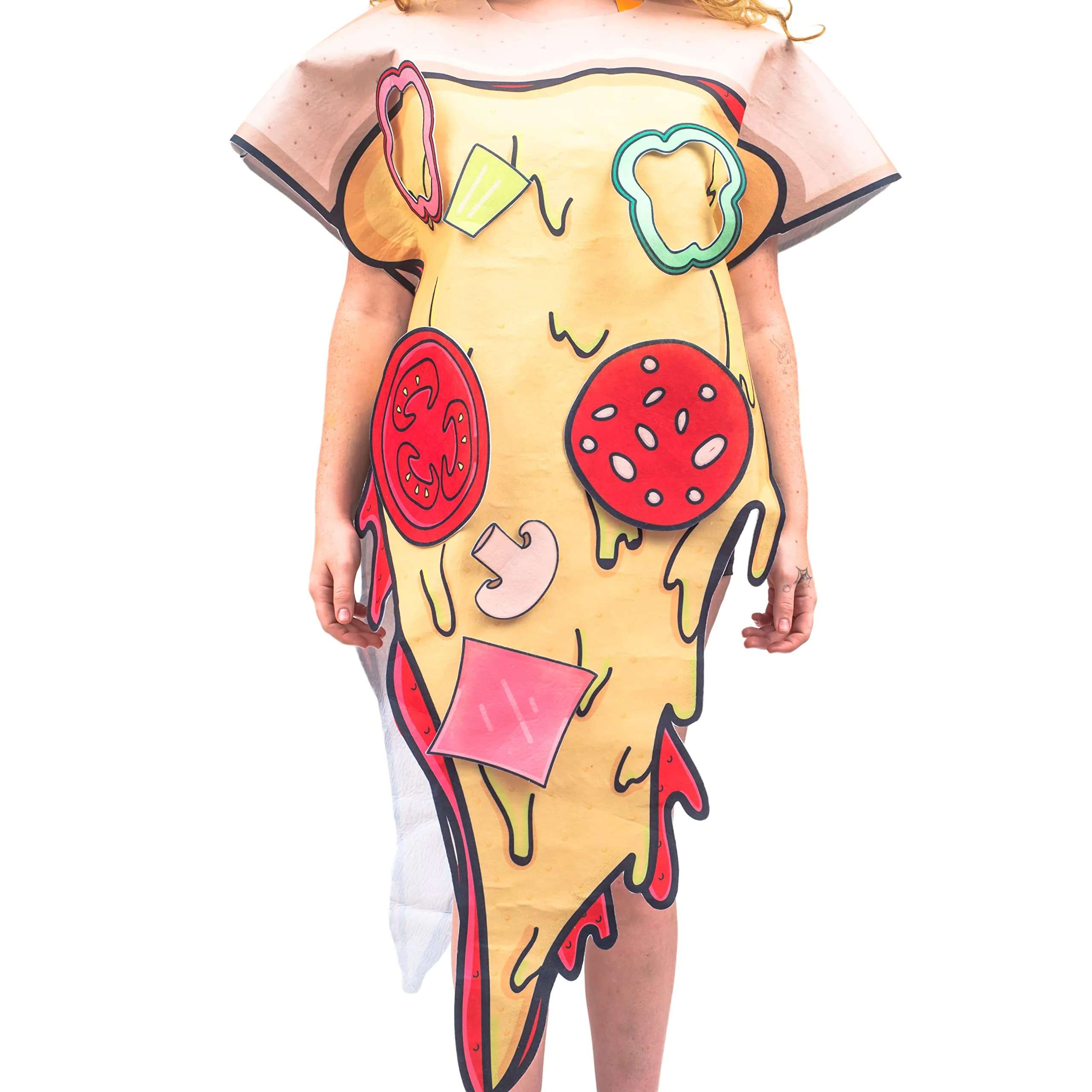 Adult Food 3D Sandwich Spicy Chicken Pizza Taco Burger Halloween Costume Cosplay - Image 3