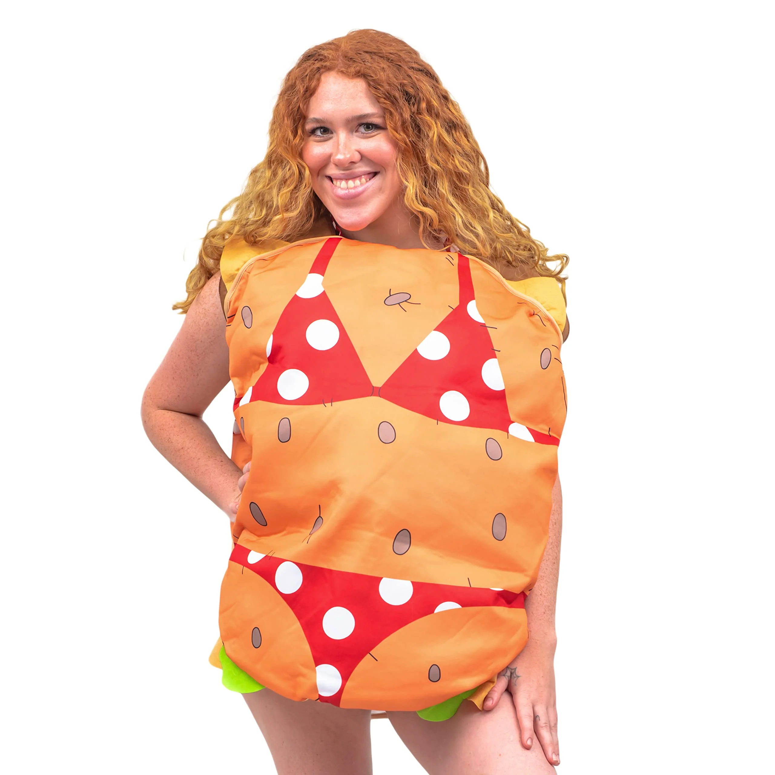 Adult Food 3D Sandwich Spicy Chicken Pizza Taco Burger Halloween Costume Cosplay - Image 5