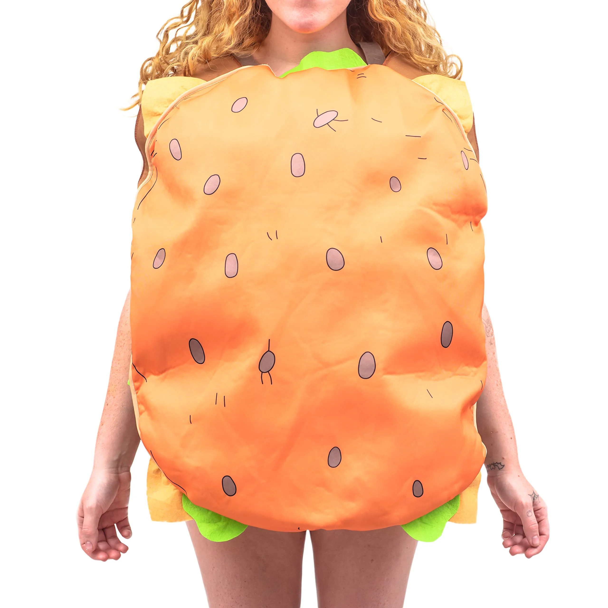 Adult Food 3D Sandwich Spicy Chicken Pizza Taco Burger Halloween Costume Cosplay - Image 8