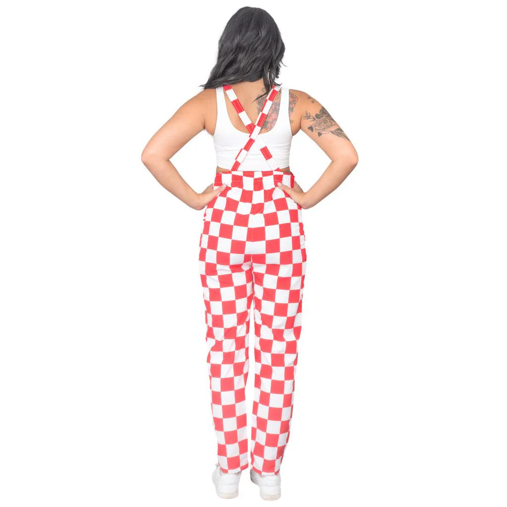 Adult Halloween Costume Big Boy Overall Pants - Image 4