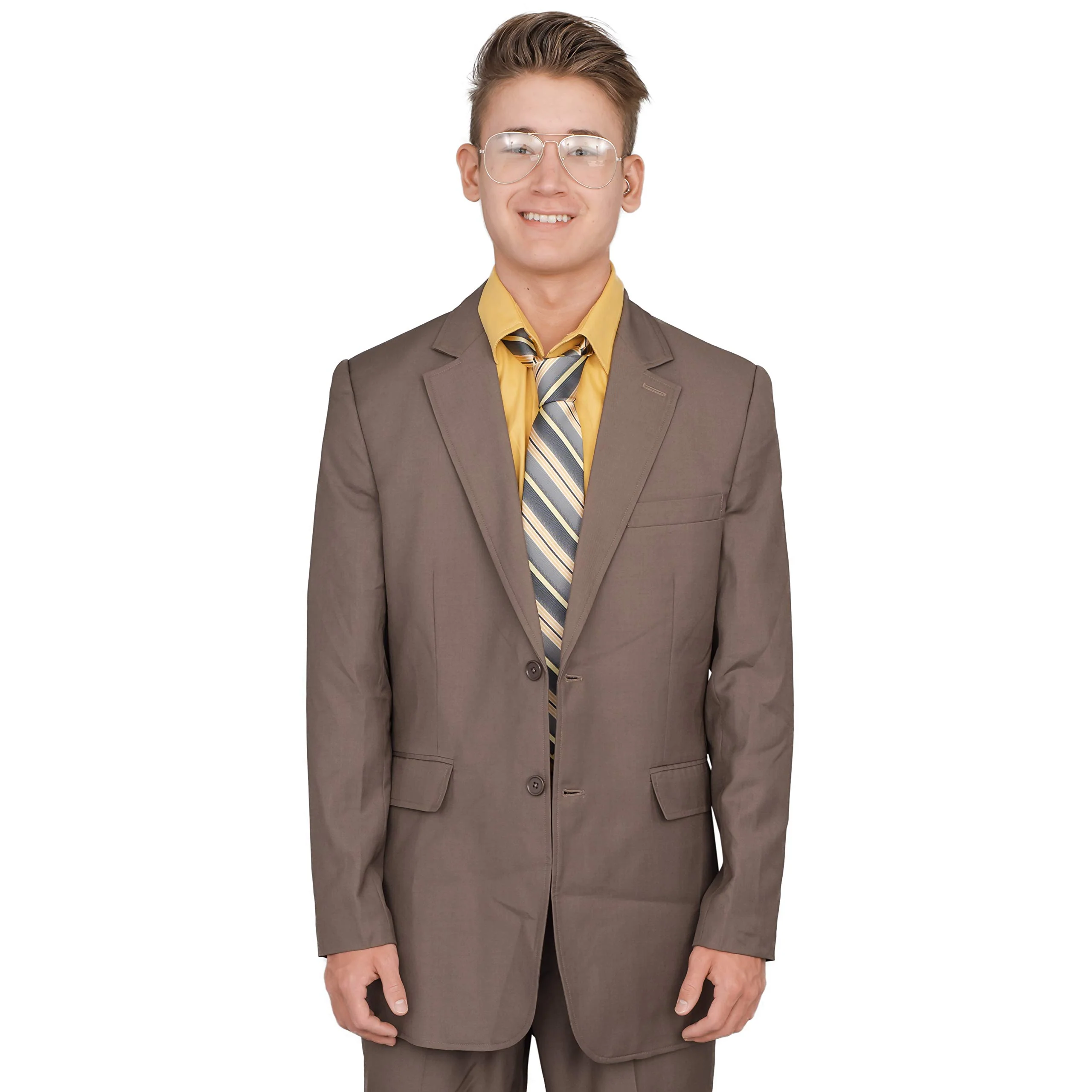 Office Schrute Unisex Halloween Cosplay Costume Complete Suit - Image 2