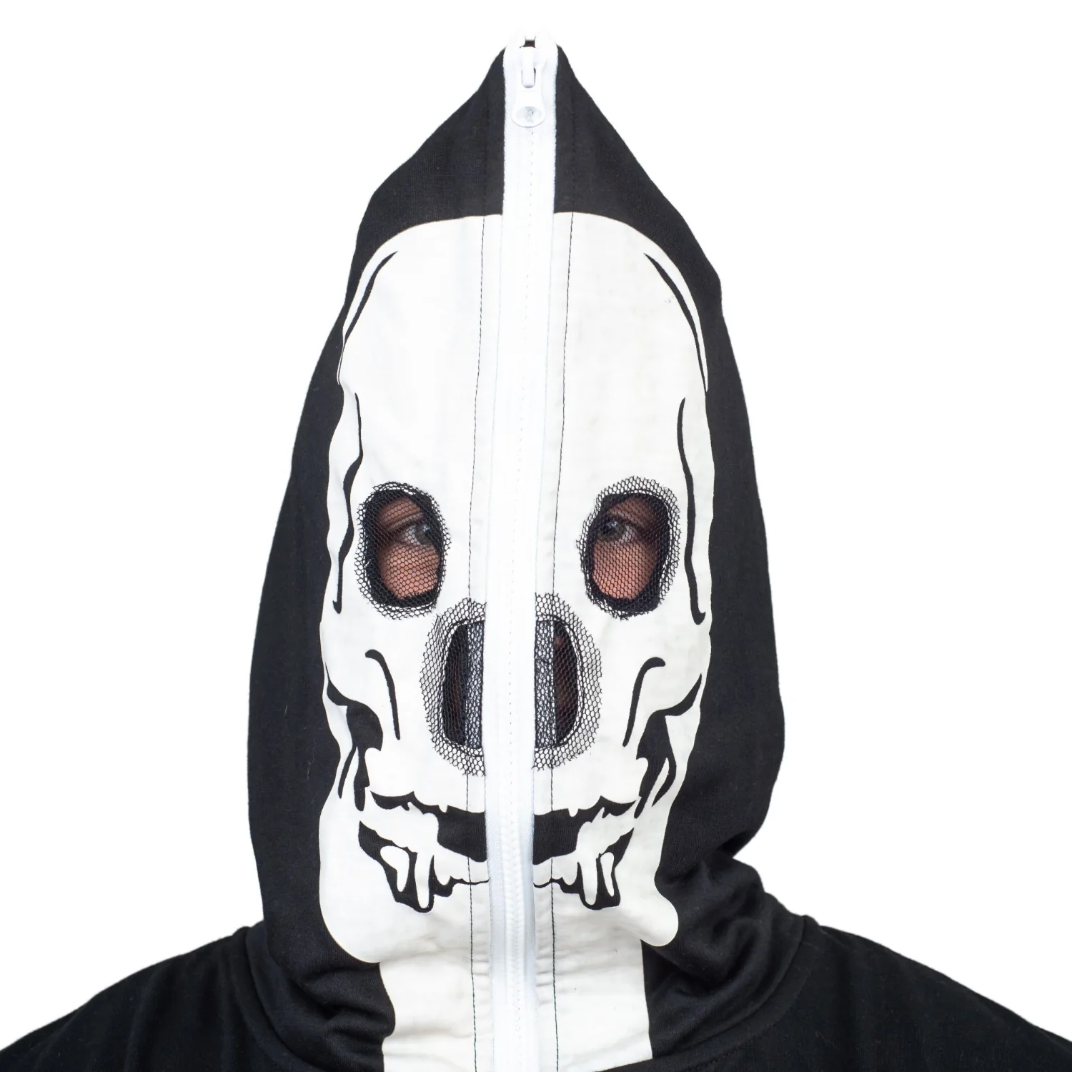 Adult Halloween Skeleton Cosplay Costume Glow in Dark Jumpsuit - Image 5