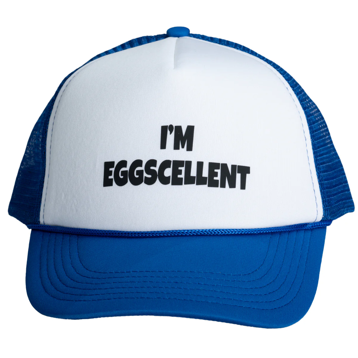 Adult "I’m Eggscellent" Adjustable Halloween Cosplay Baseball Cap