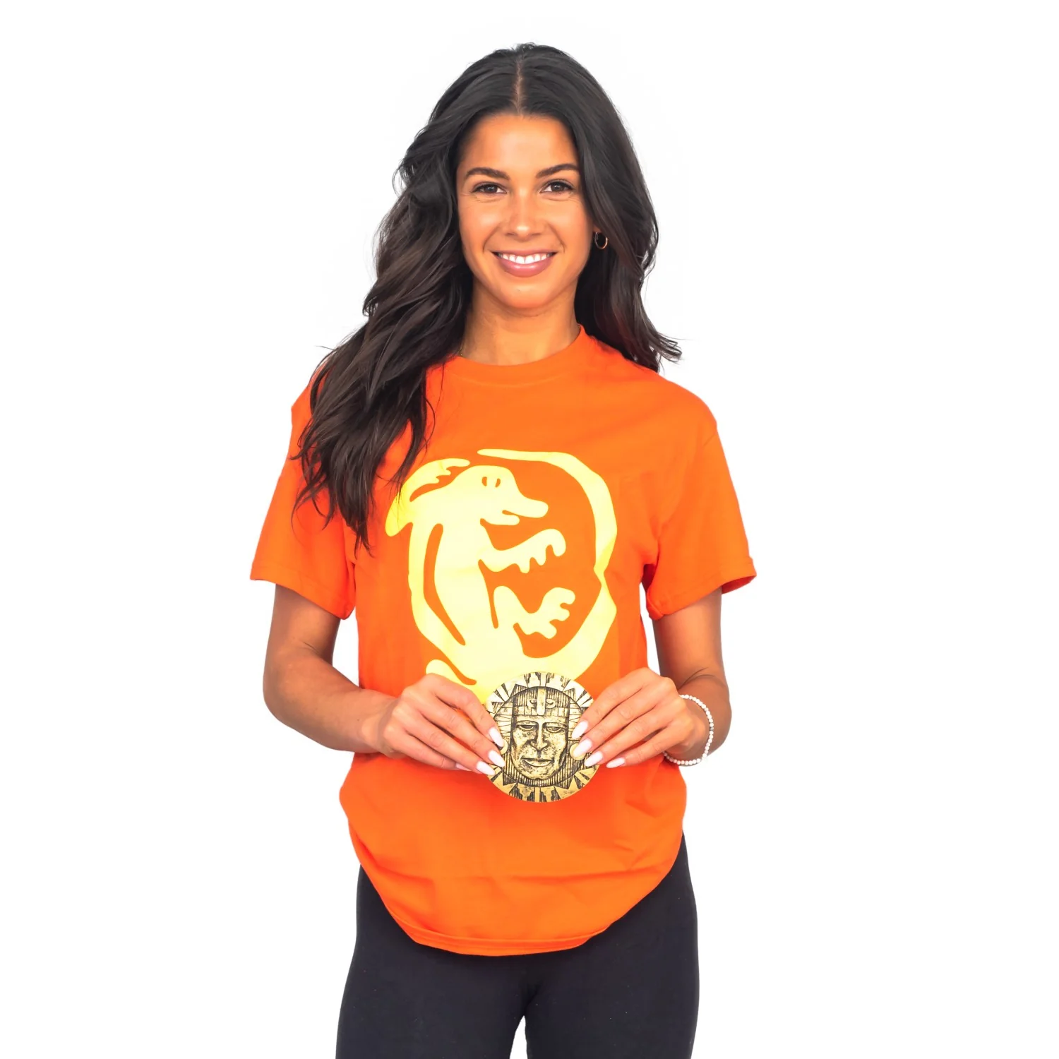 Legends of the Hidden Temple Shirt & Token Halloween Cosplay Costume Set - Image 4