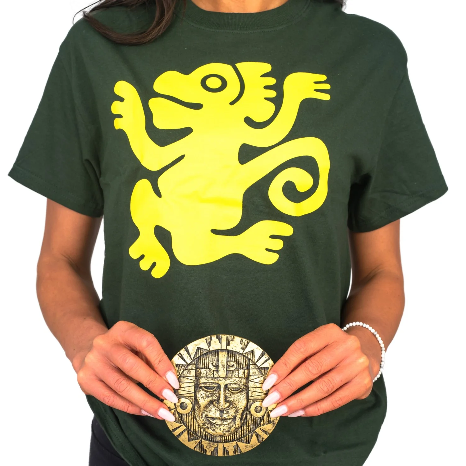 Legends of the Hidden Temple Shirt & Token Halloween Cosplay Costume Set - Image 8