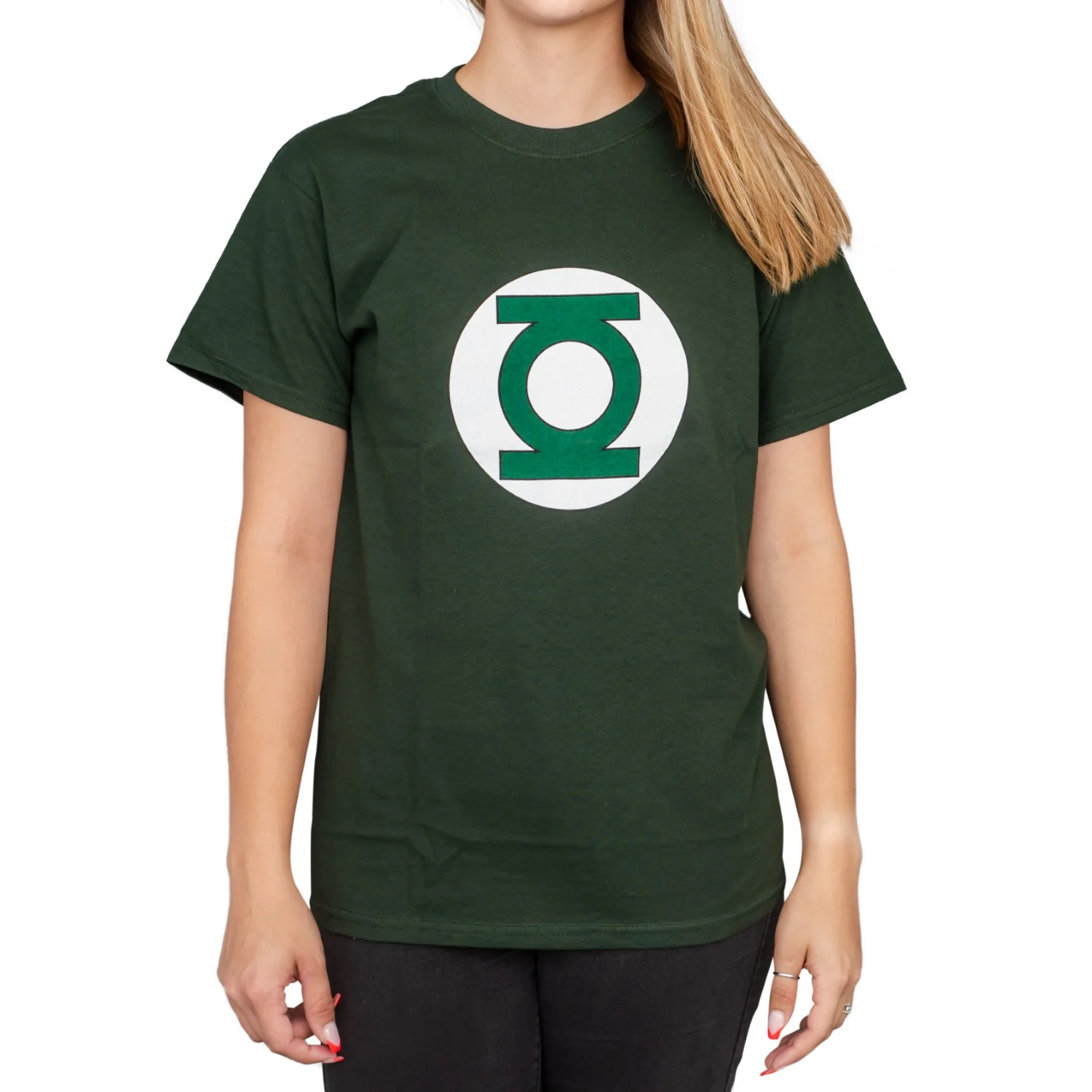 Adult Unisex Green Lantern Hunter Green Logo Halloween Cosplay Costume T-Shirt - Image 3