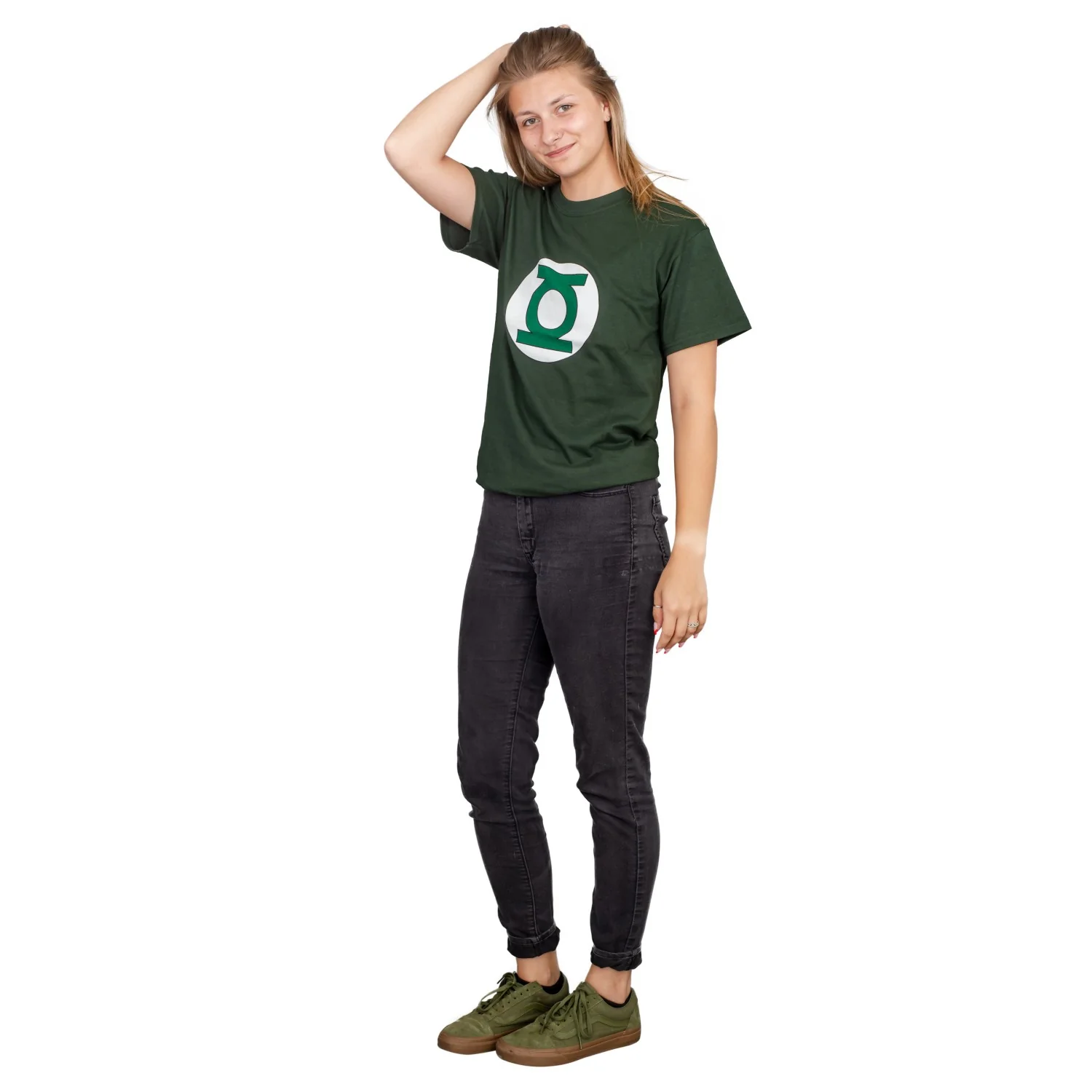 Adult Unisex Green Lantern Hunter Green Logo Halloween Cosplay Costume T-Shirt - Image 5