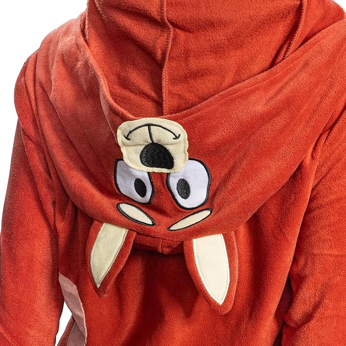Adult Unisex Playful Colorful Dog Adult Halloween Costume Cosplay Zip Up Pajama Jumpsuit - Image 15