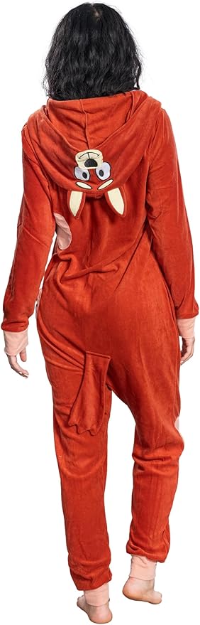Adult Unisex Playful Colorful Dog Adult Halloween Costume Cosplay Zip Up Pajama Jumpsuit - Image 8