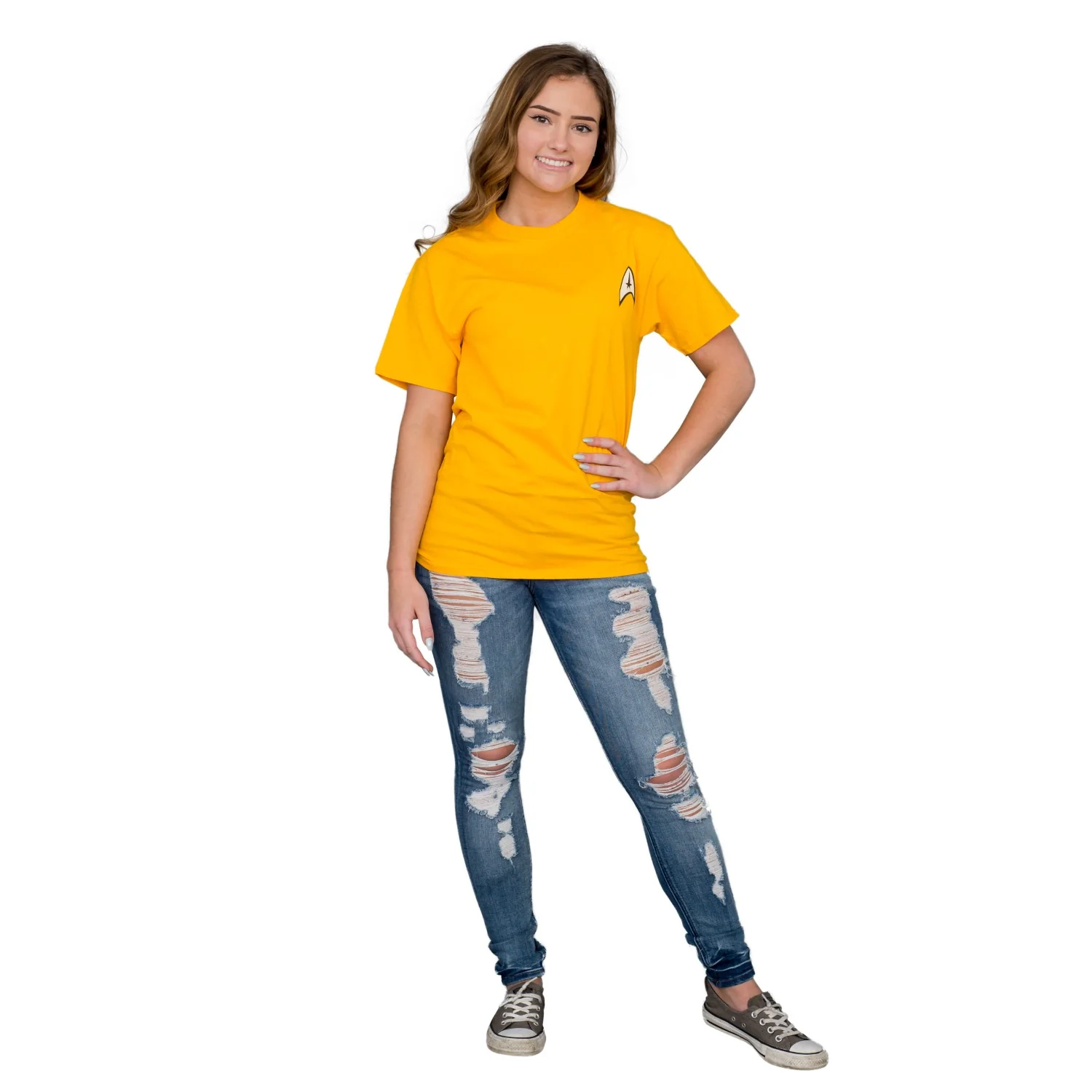 Adult Unisex Star Trek Command Uniform Image Halloween Cosplay T-shirt - Image 2