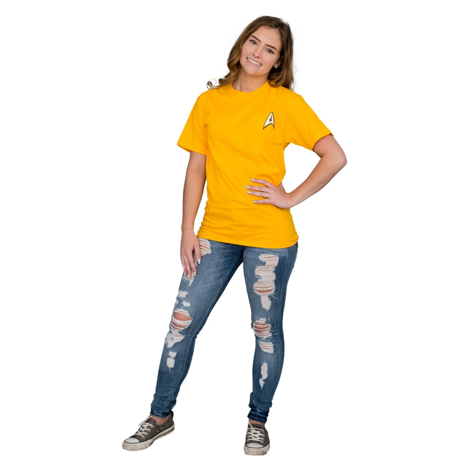 Adult Unisex Star Trek Command Uniform Image Halloween Cosplay T-shirt - Image 3