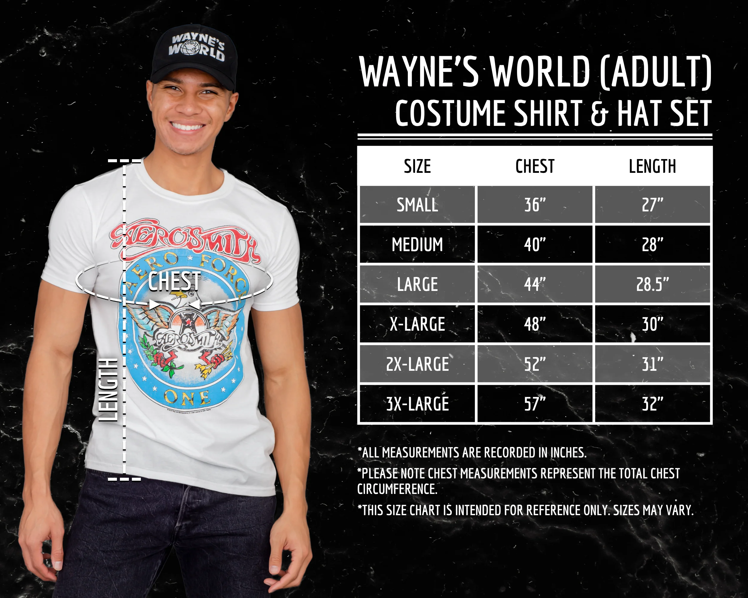 Adult Wayne's World T-shirt and Hat Costume Set - Image 10