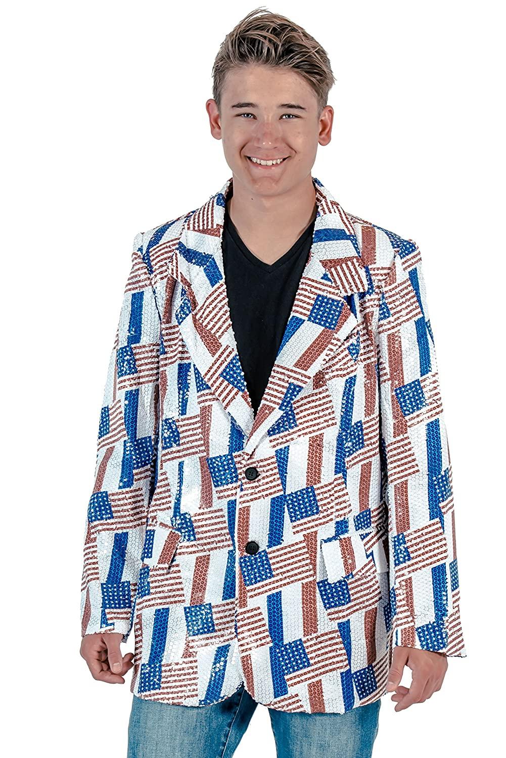 American Flag Sequin Jacket Blazer - Image 3