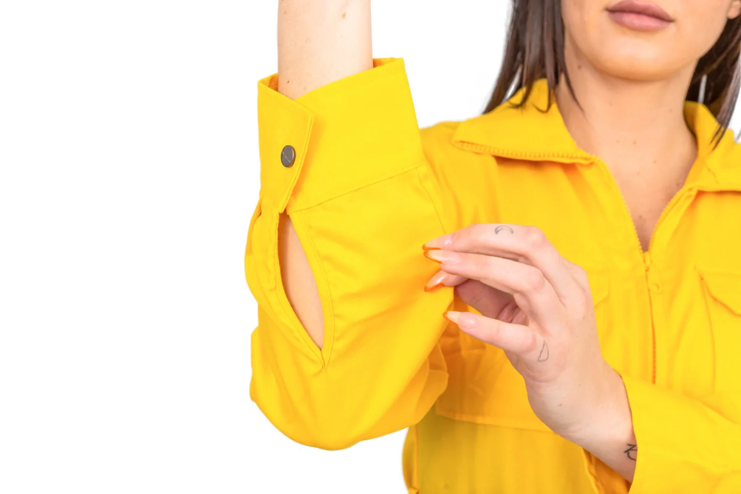 April O' Neil Yellow Ladies Costume Jumpsuit - Image 6