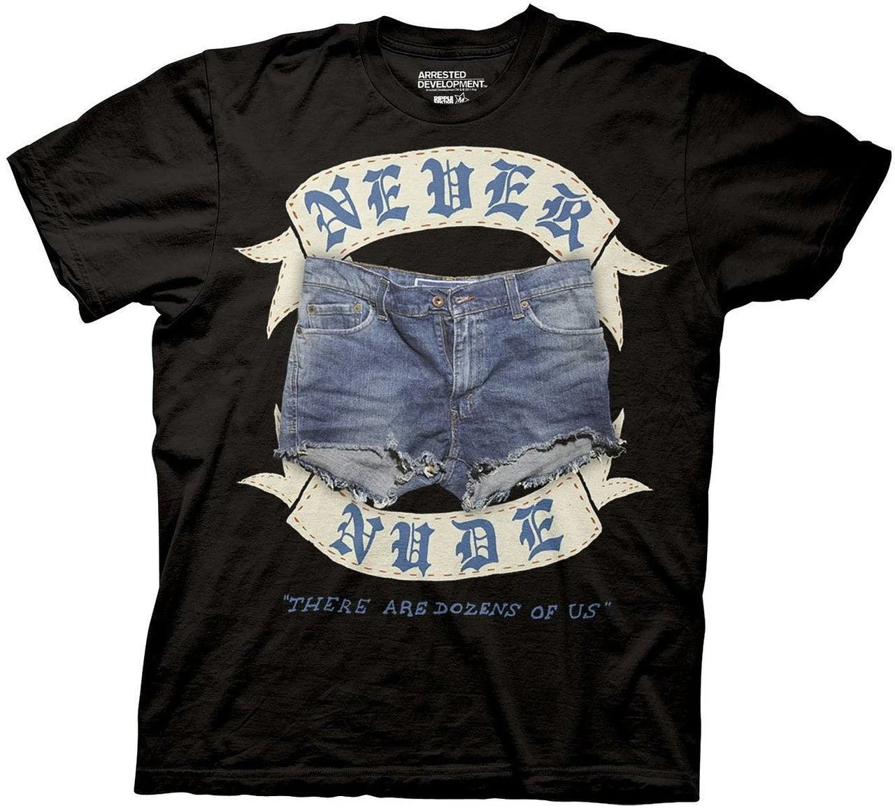 Arrested Development Never Nude Adult T-shirt