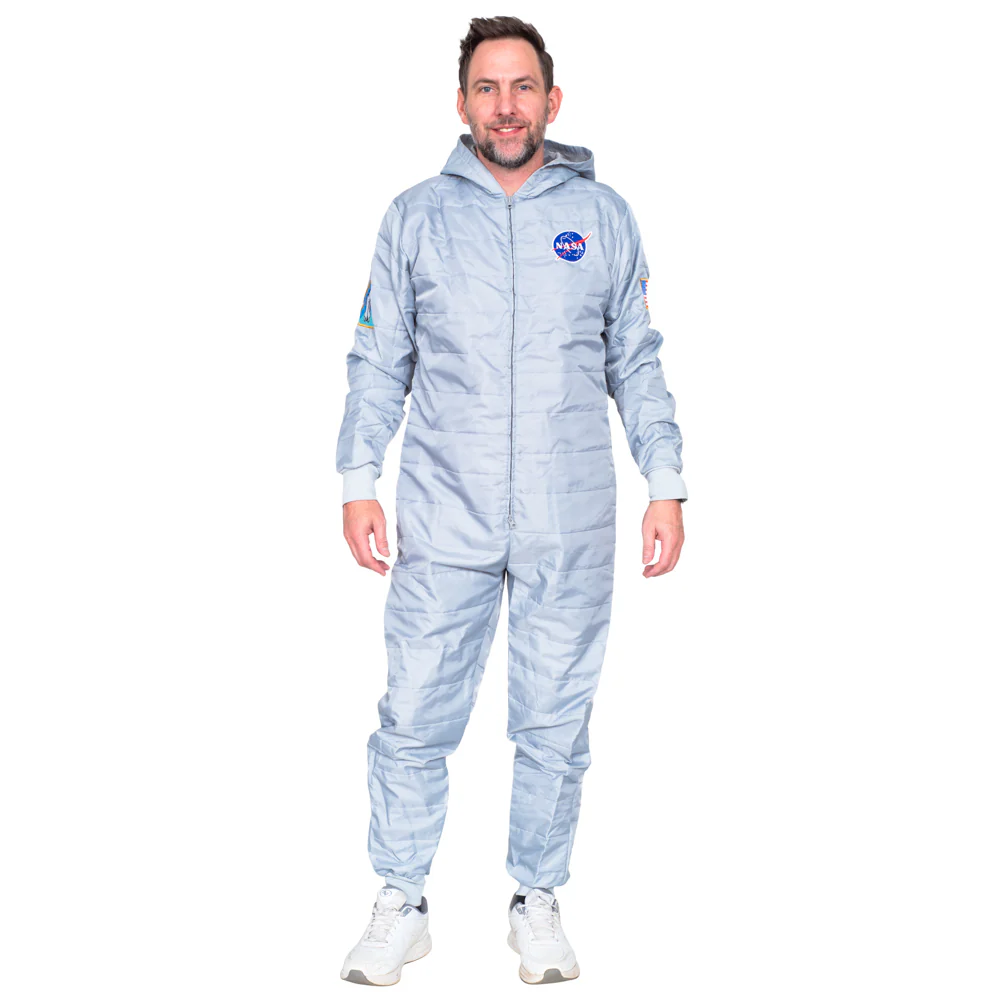 Astrodude NASA Astronaut Pajama Zip Up Unisex Halloween Cosplay Costume Union Suit