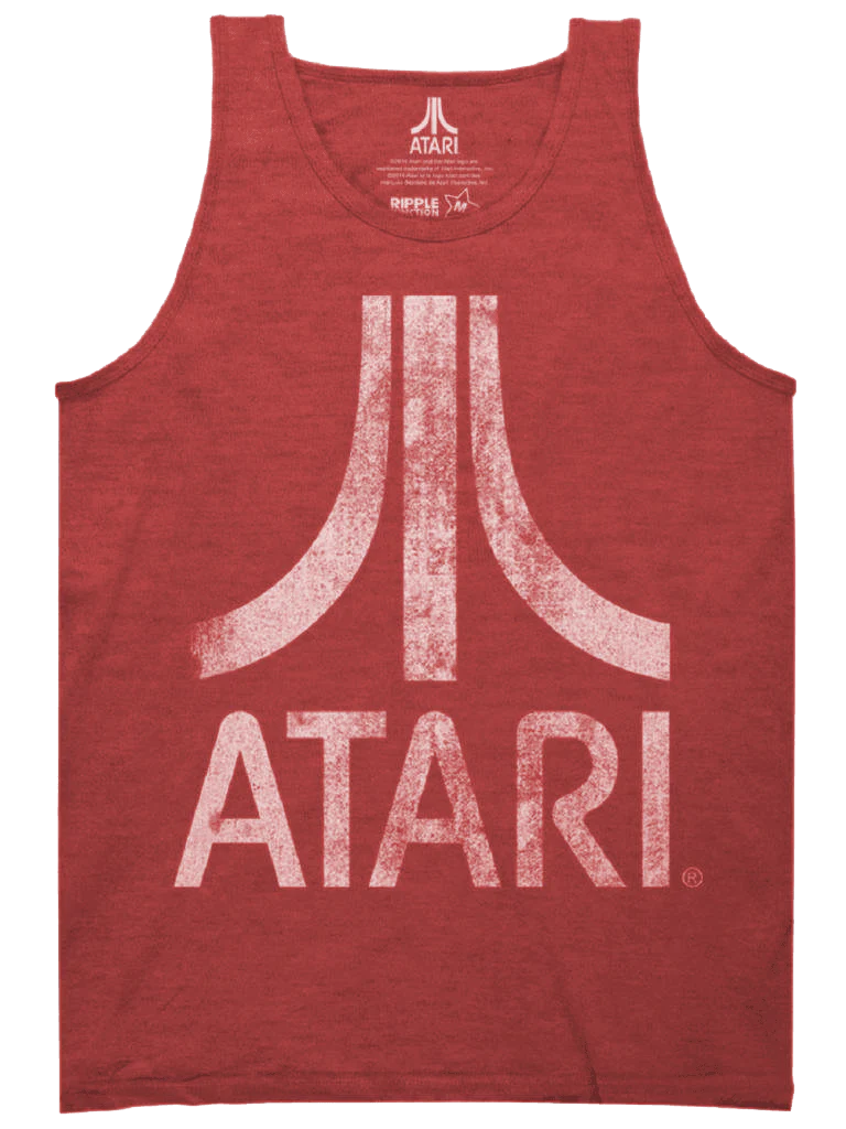 Atari Distressed Logo Adult Tank Top - Image 3