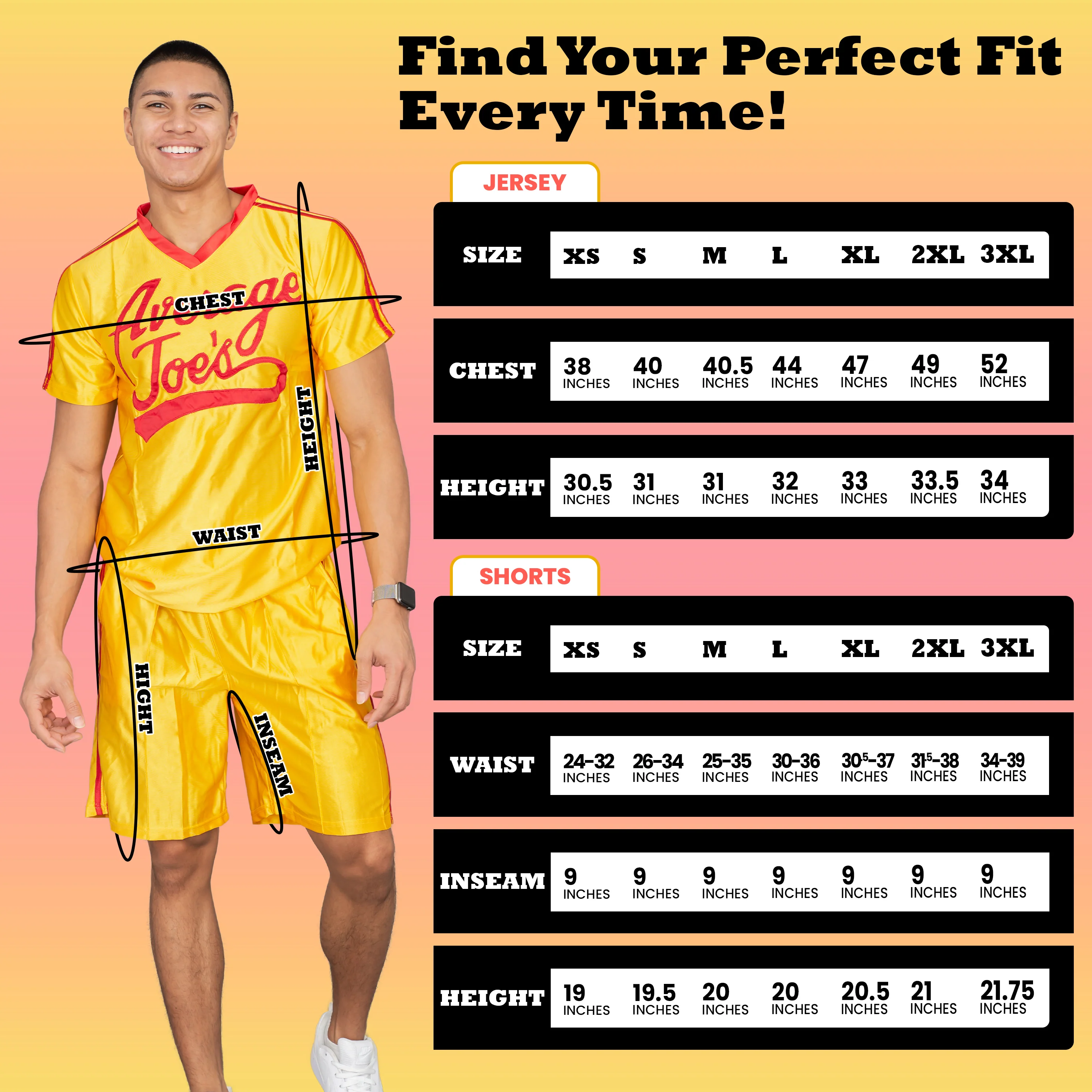 Average Joe's Costume Jersey Set - Image 9