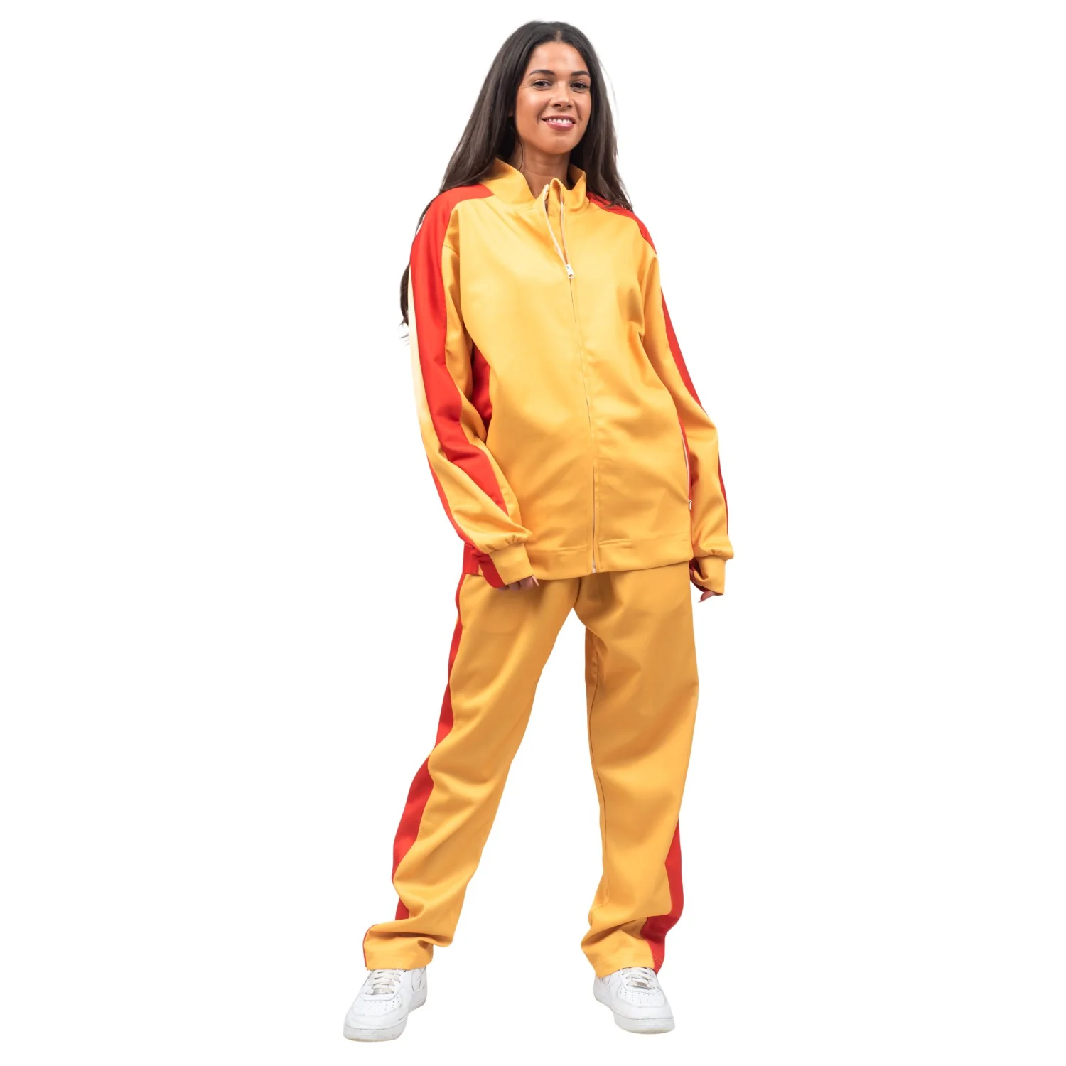 Average Joe's | Dodgeball Jacket and Pants Warm-Ups Halloween Costume - Image 8