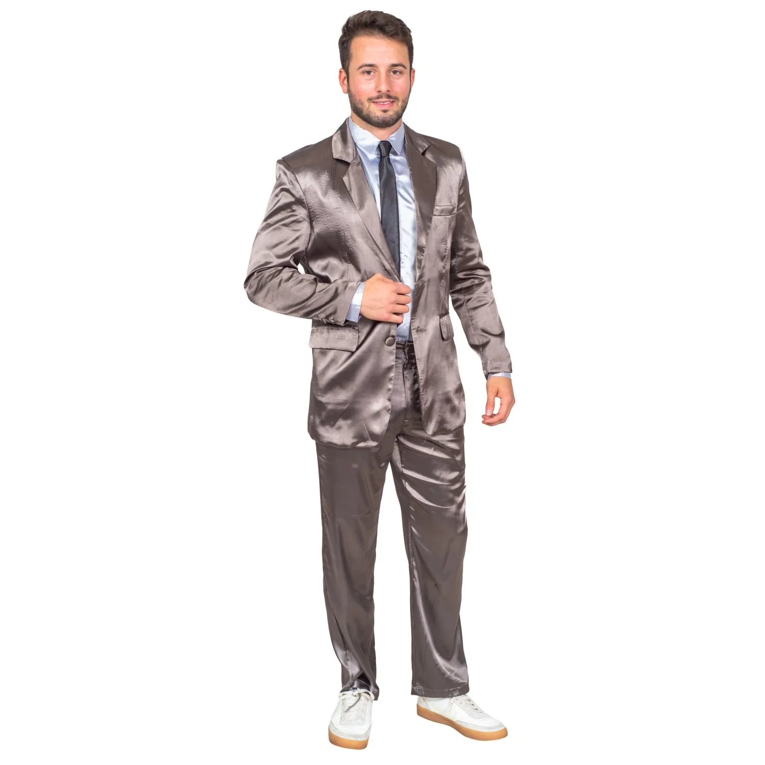 Barney The Legendary Pajama Suit Four Pieces Silk PJ Halloween Costume Cosplay - Image 2
