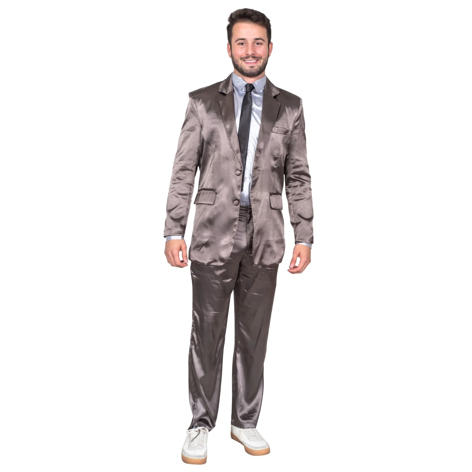 Barney The Legendary Pajama Suit Four Pieces Silk PJ Halloween Costume Cosplay - Image 7
