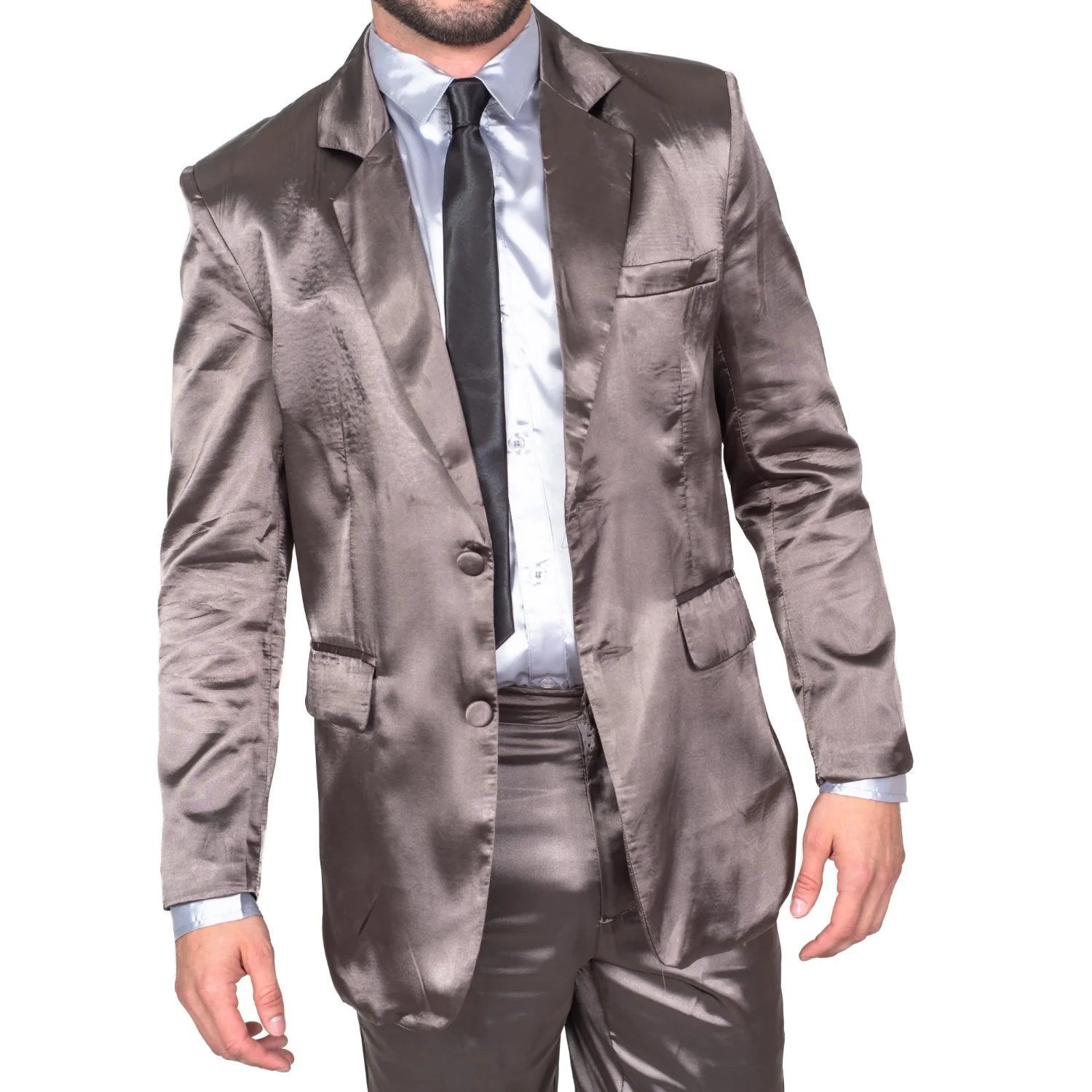 Barney The Legendary Pajama Suit Four Pieces Silk PJ Halloween Costume Cosplay - Image 9