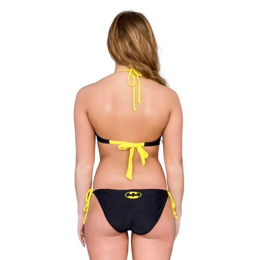 Batman Logo Bandeau Monokini Swimsuit - Image 3