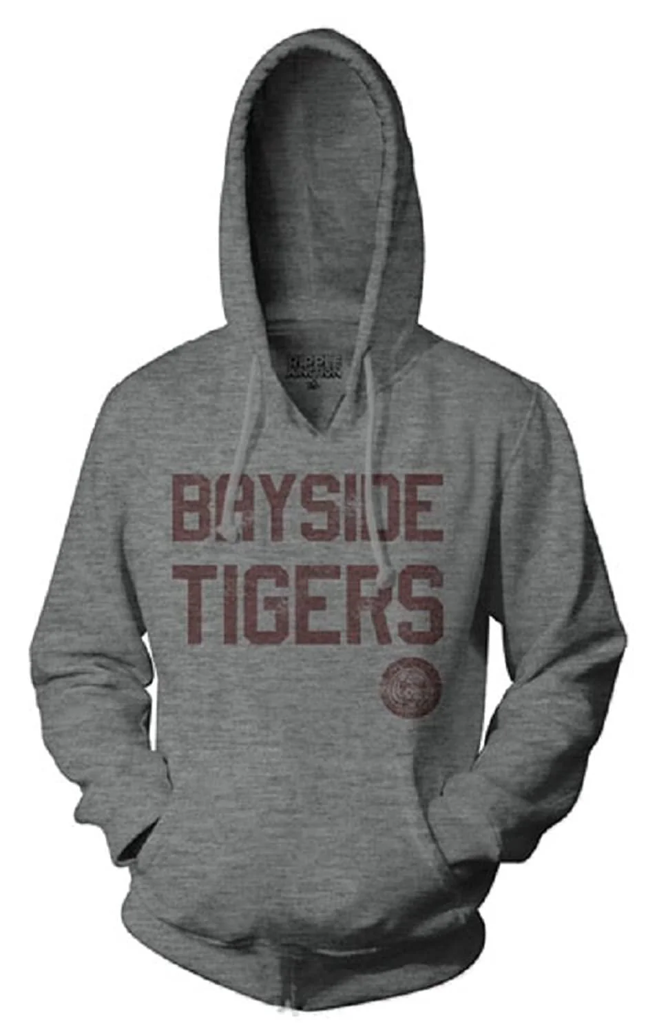 Bayside Tigers Adult Gray Hoodie - Image 2