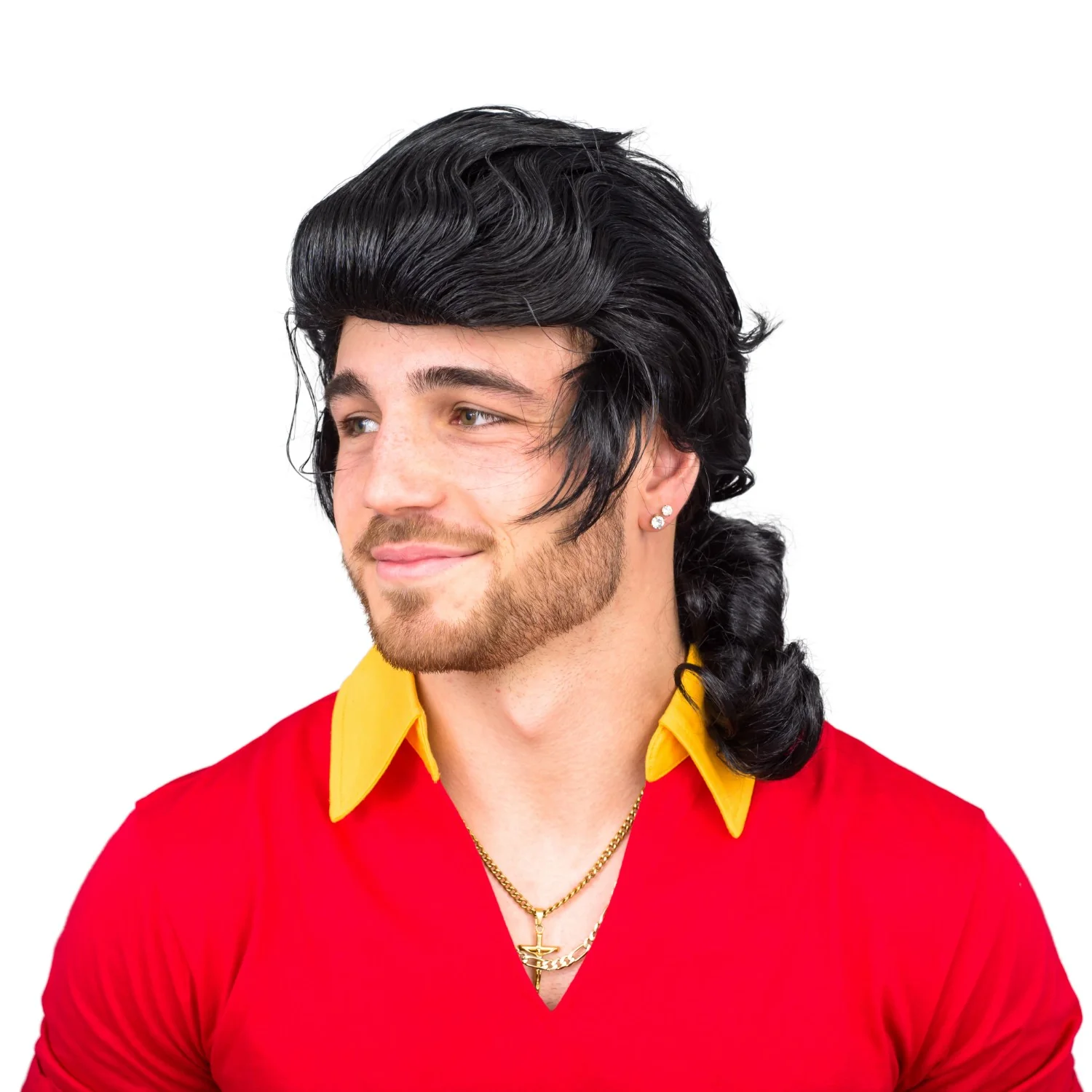 Beast Hunter Men's Halloween Cosplay Costume Shirt Gloves and Wig Set - Image 7