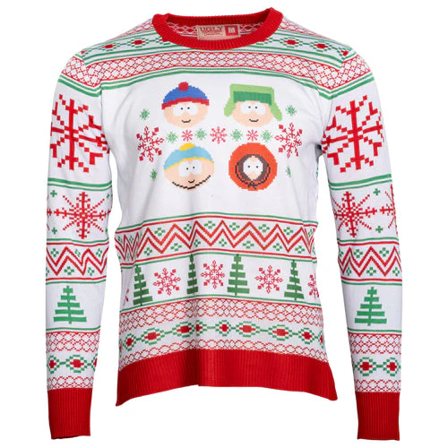 Best Friends Fair Isle Faces South Park Christmas Sweater - Image 9