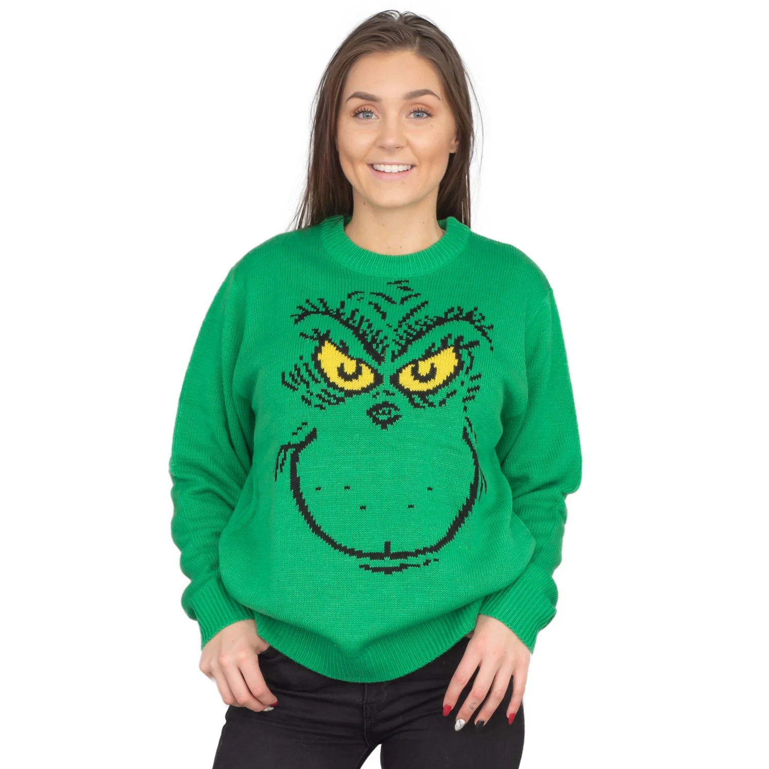 Big Face Grinch Sweater - Image 10