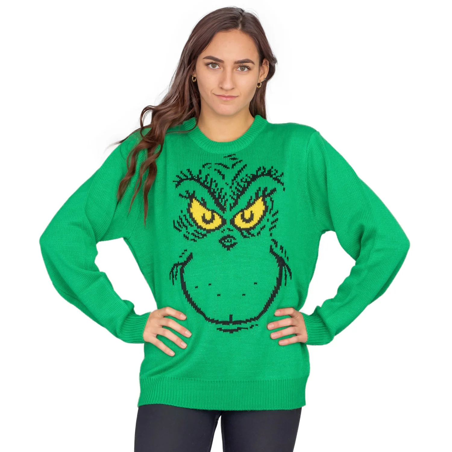 Big Face Grinch Sweater - Image 13