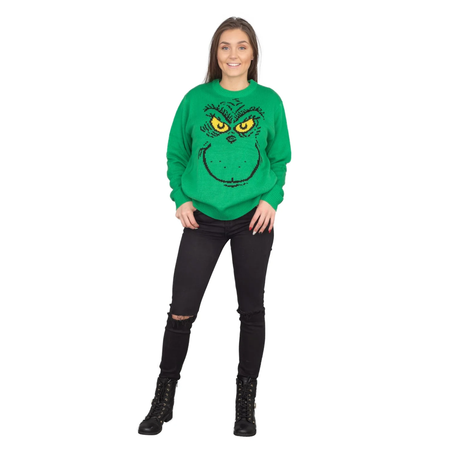 Big Face Grinch Sweater - Image 14