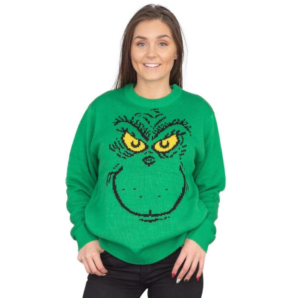 Big Face Grinch Sweater - Image 4