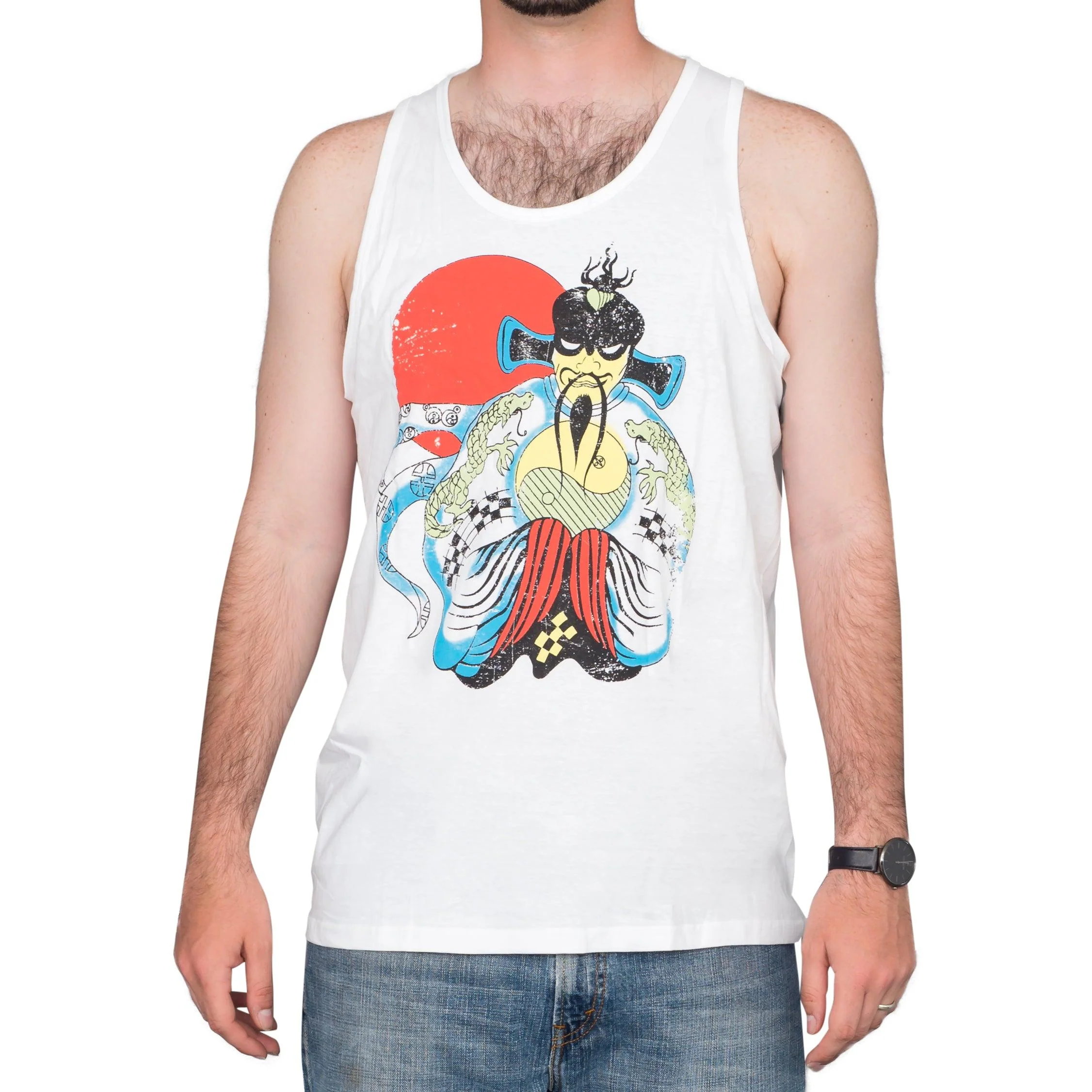 Big Trouble Little China Fu Manchu Tank Top - Image 3